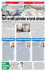 Yerli ve milli yatırımlar artarak sürecek