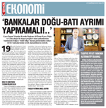Bankalar Doğu-Batı ayrımı yapmamalı